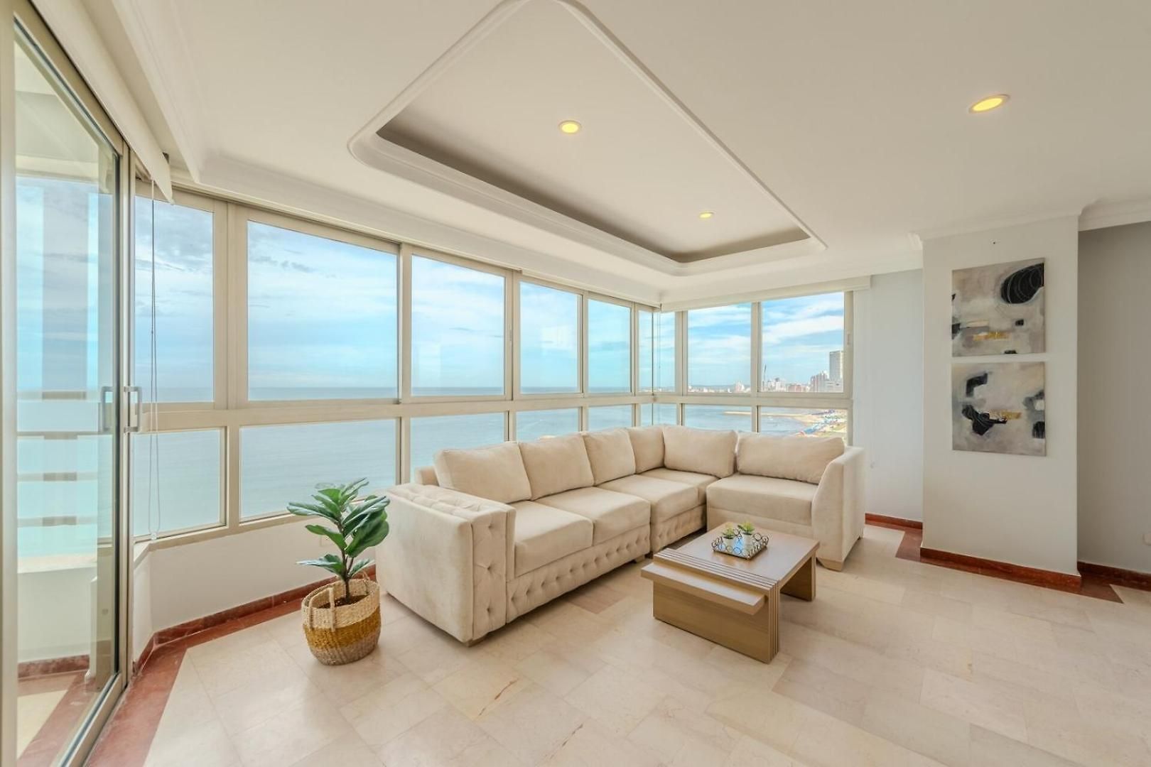 Apartamento Spectacular 3br Ocean View In Bocagrande