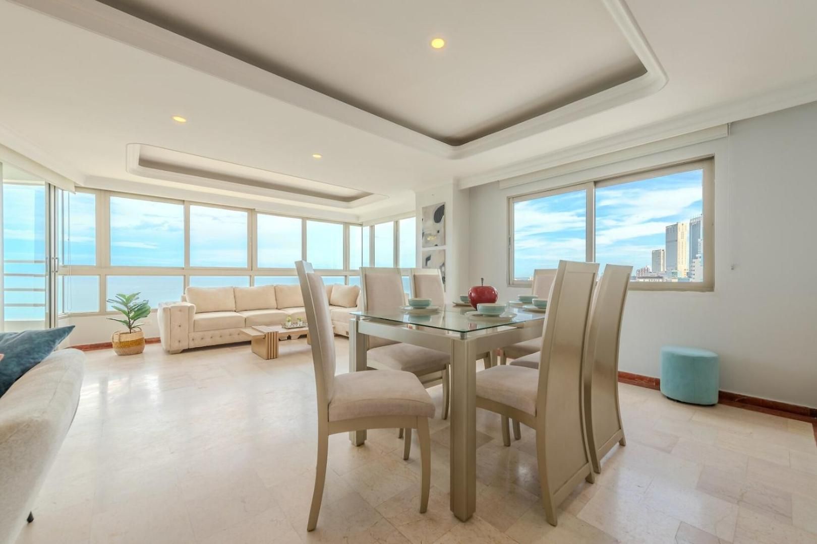 Apartamento Spectacular 3br Ocean View In Bocagrande Cartagena