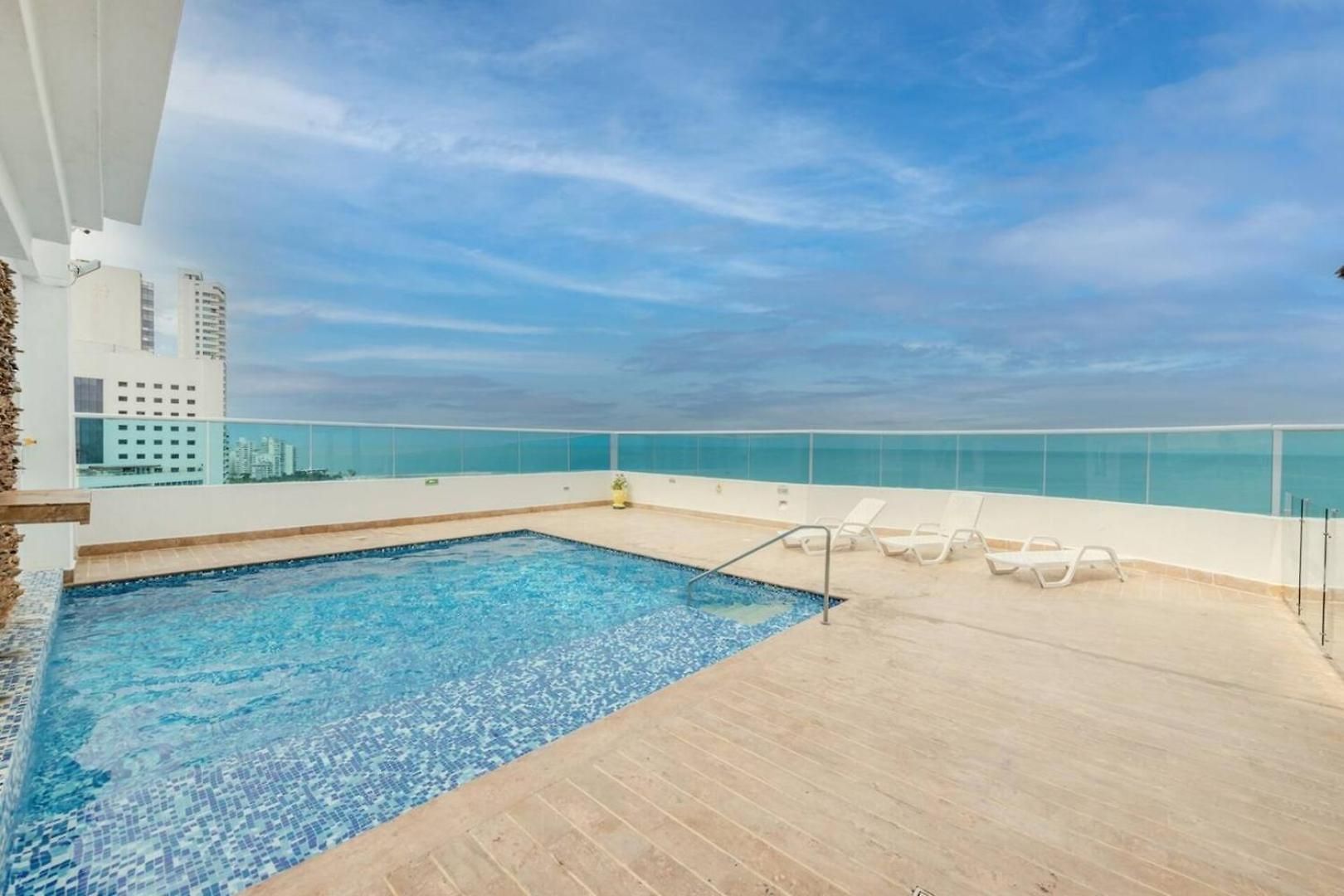 Spectacular 3br Ocean View In Bocagrande Apartamento *