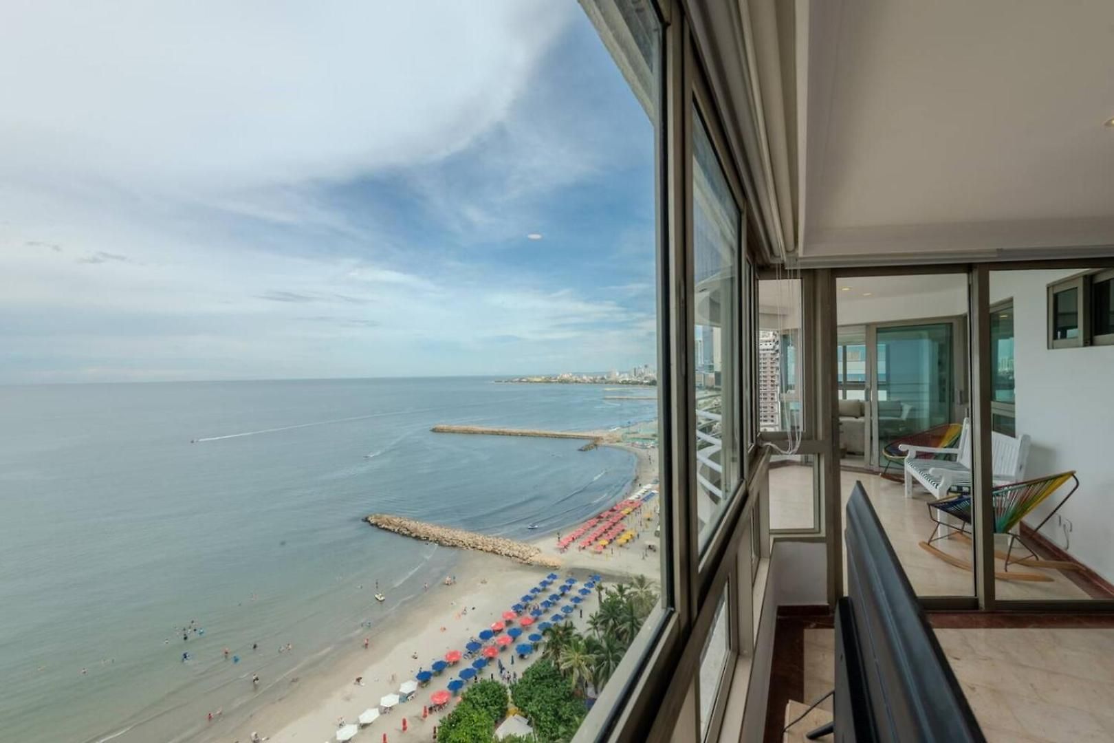 Apartamento Spectacular 3br Ocean View In Bocagrande Cartagena
