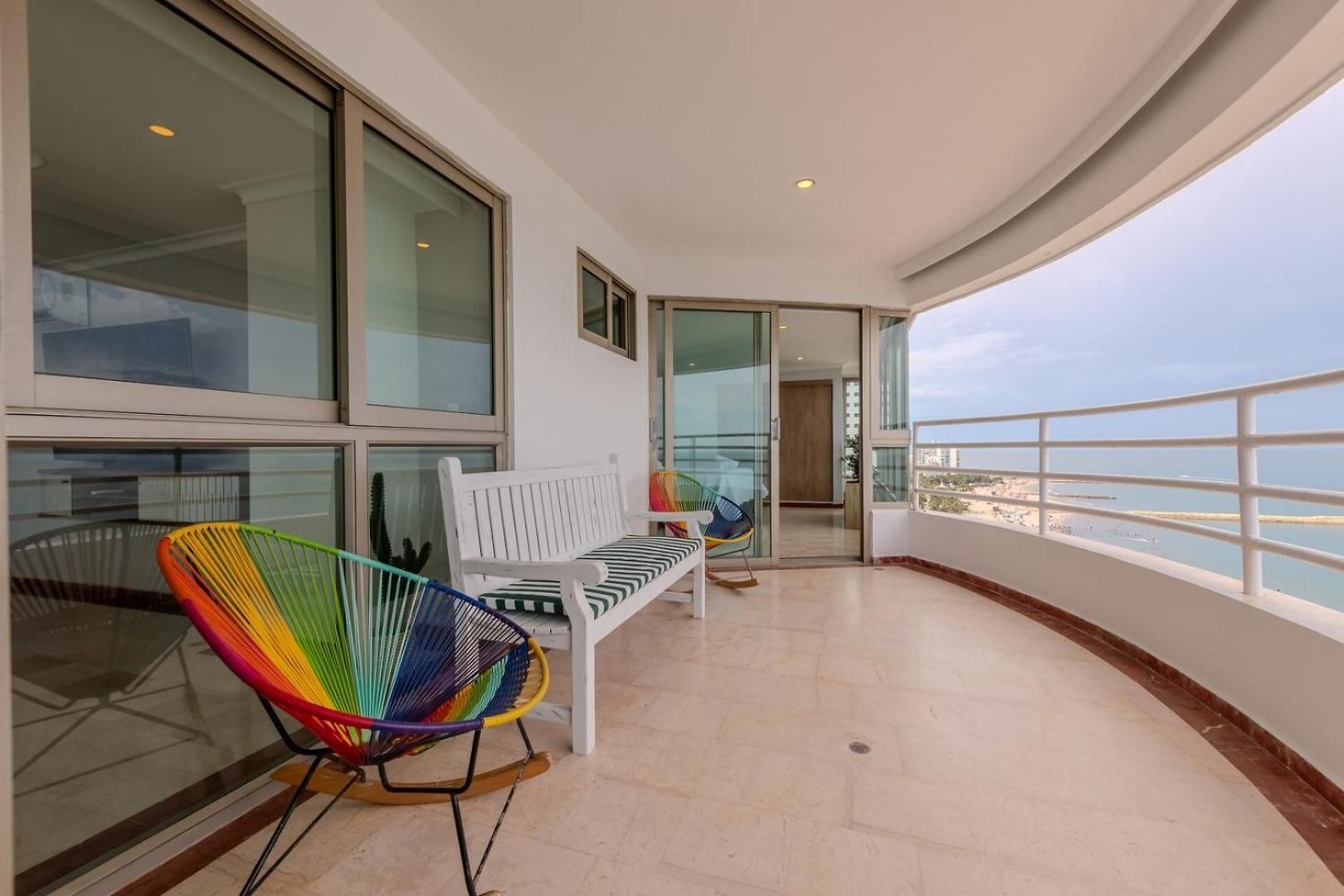 Spectacular 3br Ocean View In Bocagrande Apartamento Cartagena