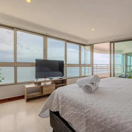 Spectacular 3br Ocean View In Bocagrande Apartamento