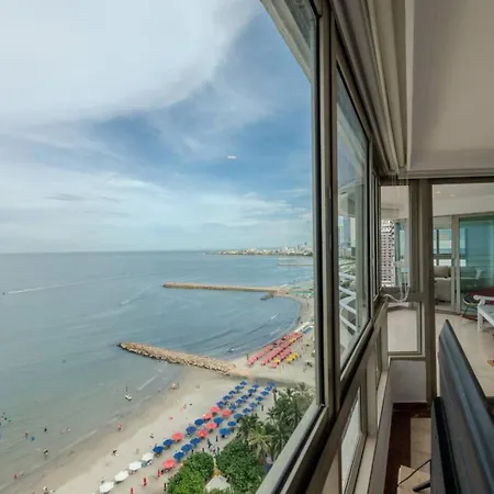 Apartamento Spectacular 3br Ocean View In Bocagrande Cartagena