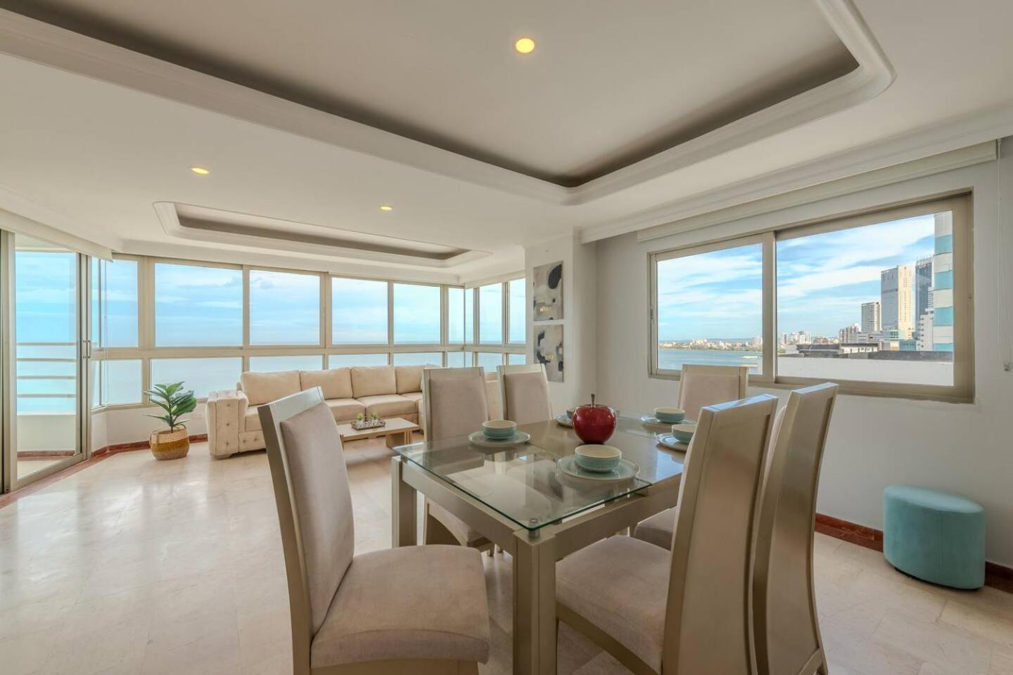Spectacular 3br Ocean View In Bocagrande Apartamento *