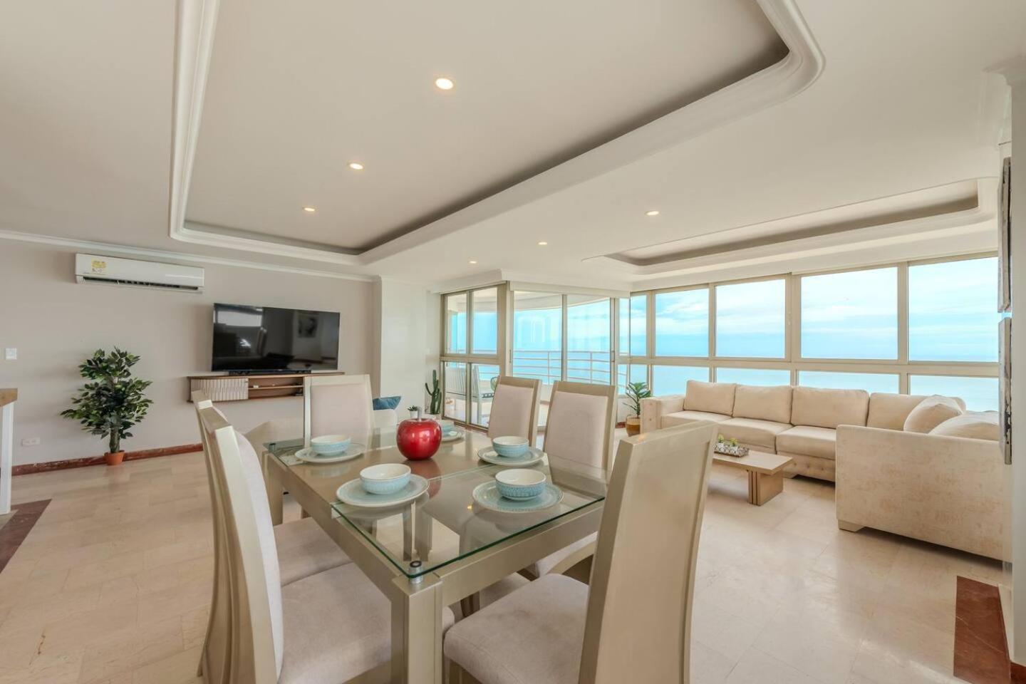 Apartamento Spectacular 3br Ocean View In Bocagrande