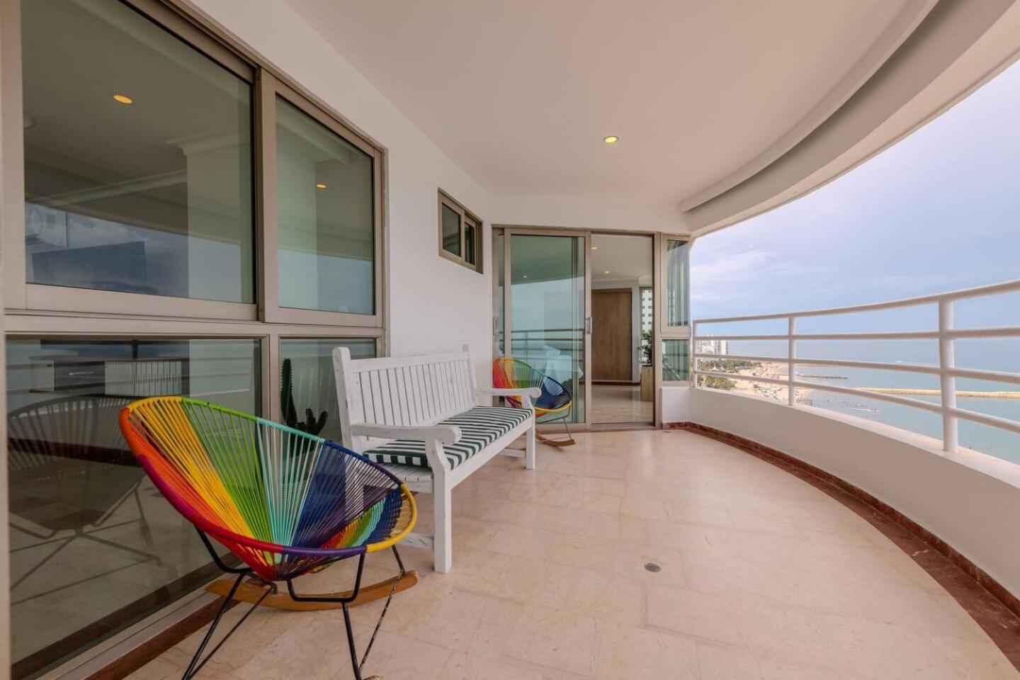 Spectacular 3br Ocean View In Bocagrande Apartamento *